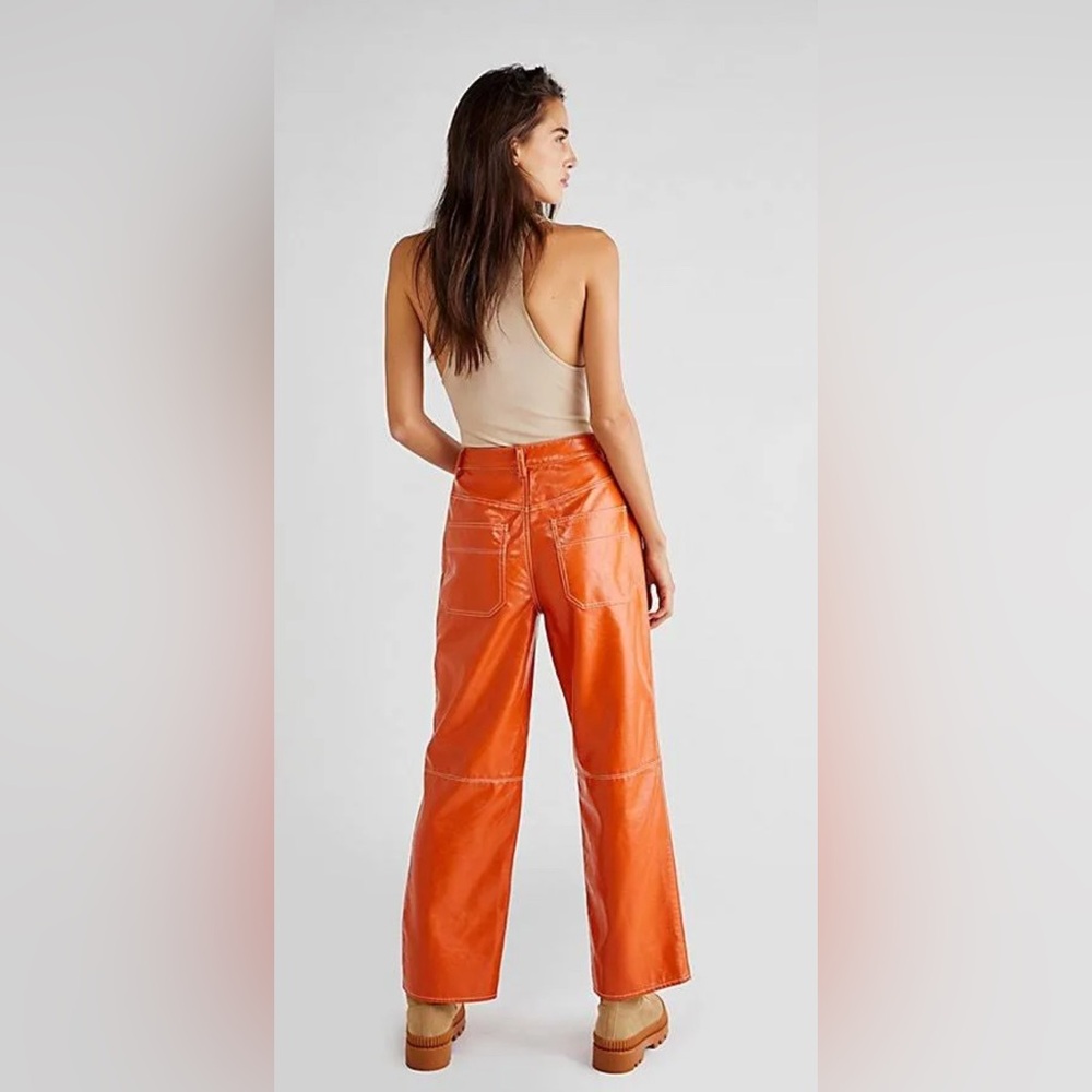 Free People orange pants
